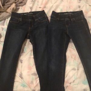 Gap slim fit girls jeans, elastic waist